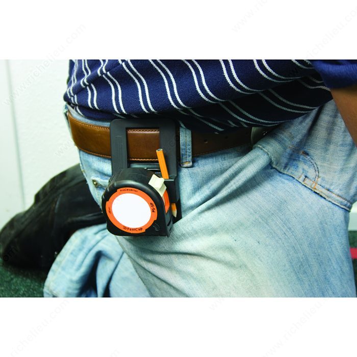 Porte ruban à mesurer style passant à ceinture sans bouton-pression - Savaco
