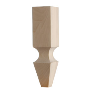 #6070 Square Tapered Wooden Leg