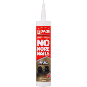 LePage No More Nails Heavy Duty Construction Adhesive