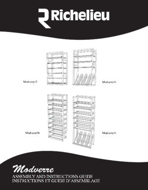 Instructions for Glass Shelf Racks