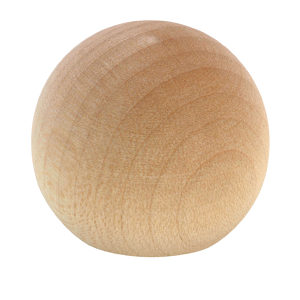 Traditional Wooden Ball Knob - 655