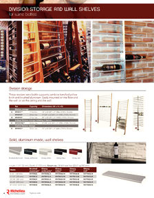 Boiseries Lussier Catalog Library - Wine cellar Solutions
 - page 4