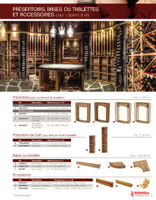 Librairie des catalogues Boiseries Lussier - Solutions pour cave à vin
 - page 7