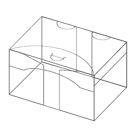 Boîte de plastique (modèle VP2)